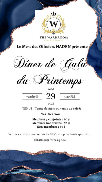 Spring Gala Mess Dinner